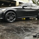 Mercedes C300 | 20x9/20x10 Blaque Diamond BD-77 | Two-Tone Black