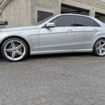 Mercedes E550 | 19x8.5/19x10.5 Stance SF08 Brushed Silver | Michelin Performance/All Season Tires