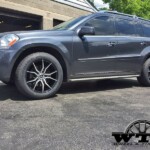 Mercedes GL450 | 20x10 Niche Ascari M166 | Gloss Black & Brushed | New Mercedes Caps