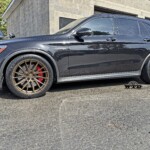 Mercedes GLC63 AMG | 21x9.5/21x10.5 Vossen HF-4T Hybrid Forged Wheels Satin Bronze | Michelin Performance Tires