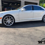 Mercedes S550 | 22x9/22x10.5 Asanti ABL-13 Brushed Silver